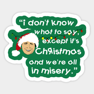 Clark Griswold Wisdom Sticker